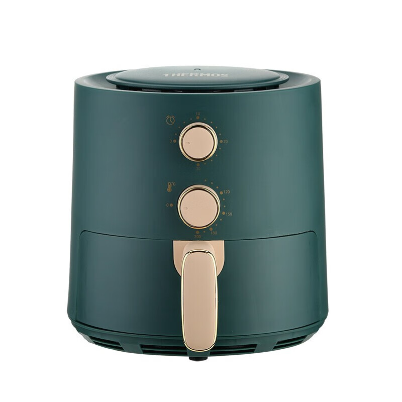 thermos膳魔师(thermos) 空气炸锅 家用智能简约便捷不粘锅低脂烹炸1.