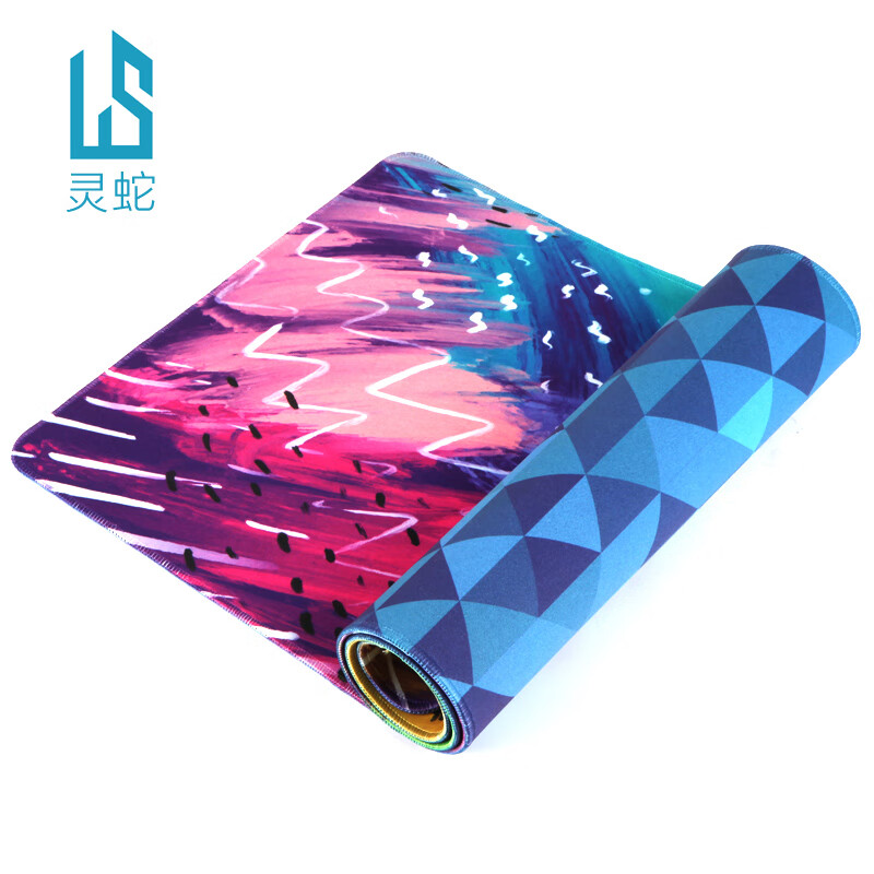 Lingshe double-sided mouse pad 800 * 300 * 4 [one double-sided mouse pad and two at the top] S200 fine flour gift box