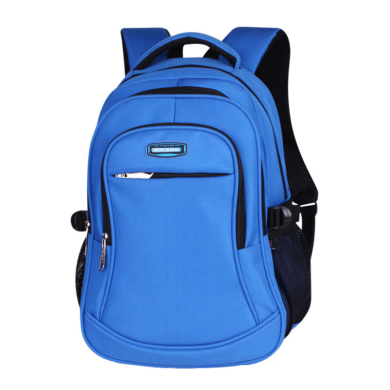 Edison schoolbag ultra light weight reducing breathable middle school schoolbag men's large capacity leisure sports waterproof backpack l796-4 sky blue upgraded version