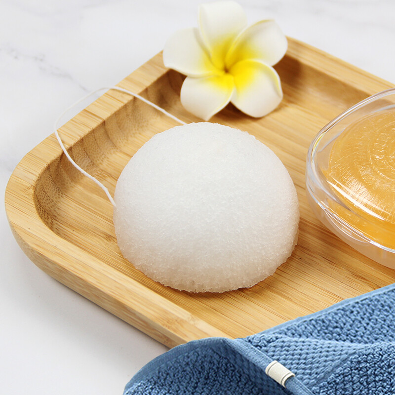 Uplus thickened konjac Facial Cleanser (konjac facial cleanser cotton three-dimensional facial cleanser, cleansing ball, facial cleanser, sponge, makeup remover, facial cleanser)