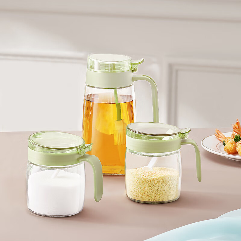 艾逸瑶选 晶萃系列油壶调味罐3件套CJ-21124