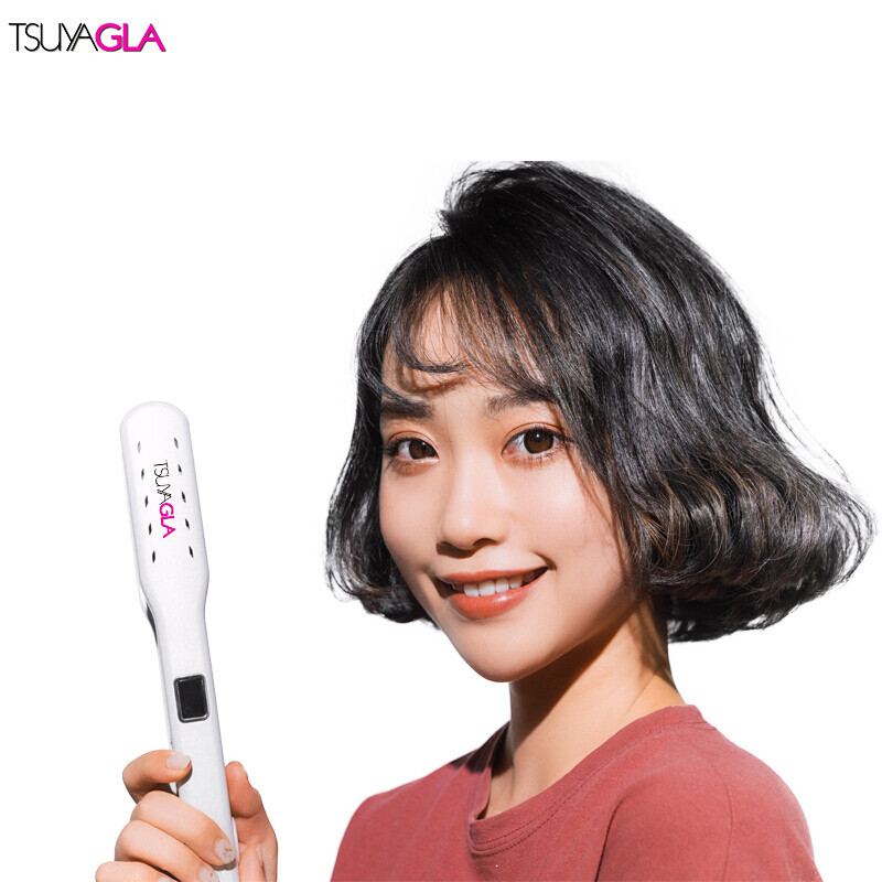 Tsuyagla fluffy splint invisible additional hair pad hair root corn beard curl stick mini small curl texture perm regular white small