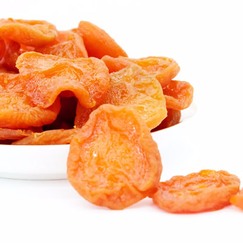 味滋源 水果干蜜饯组合芒果干半梅干香蕉片红枣休闲零食山楂果脯 红杏干45g/袋