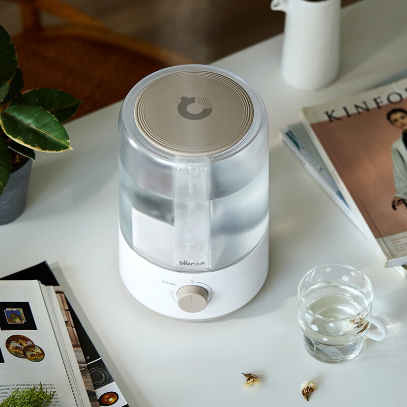 小熊（Bear） 加湿器家用空气加湿机卧室3L迷你增湿机桌面办公加湿器低噪大雾量JSQ-D30W1 【JSQ-D30W1】更润更健康