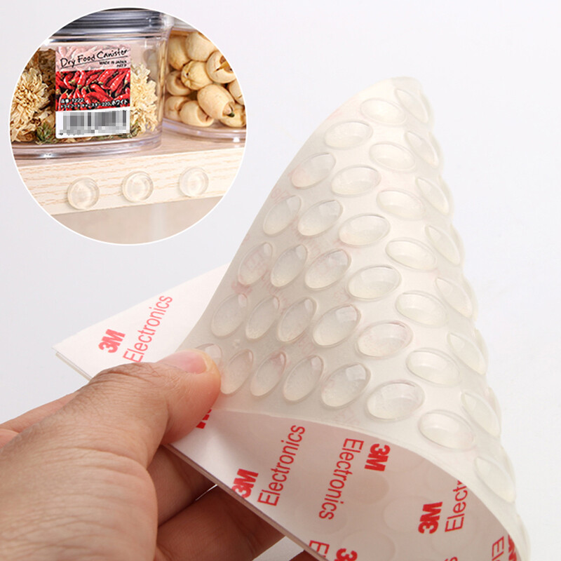 Foojo silica gel transparent wall stickers 64 pieces of anti-collision stickers
