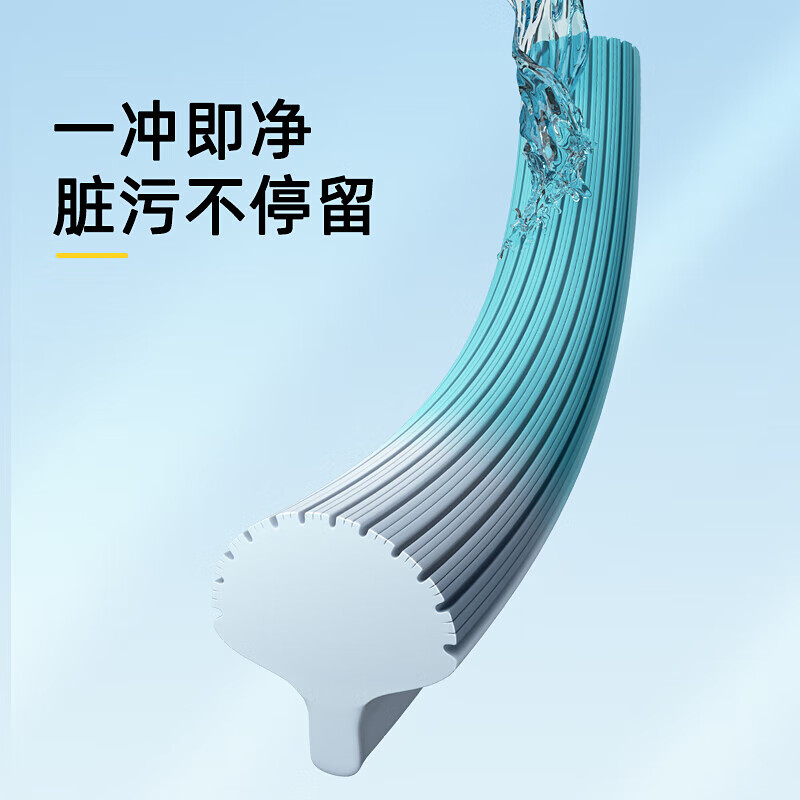 亮晶晶拖把 33CM大号胶棉拖把一键换头海绵吸水拖把滚轮式免手洗2个头
