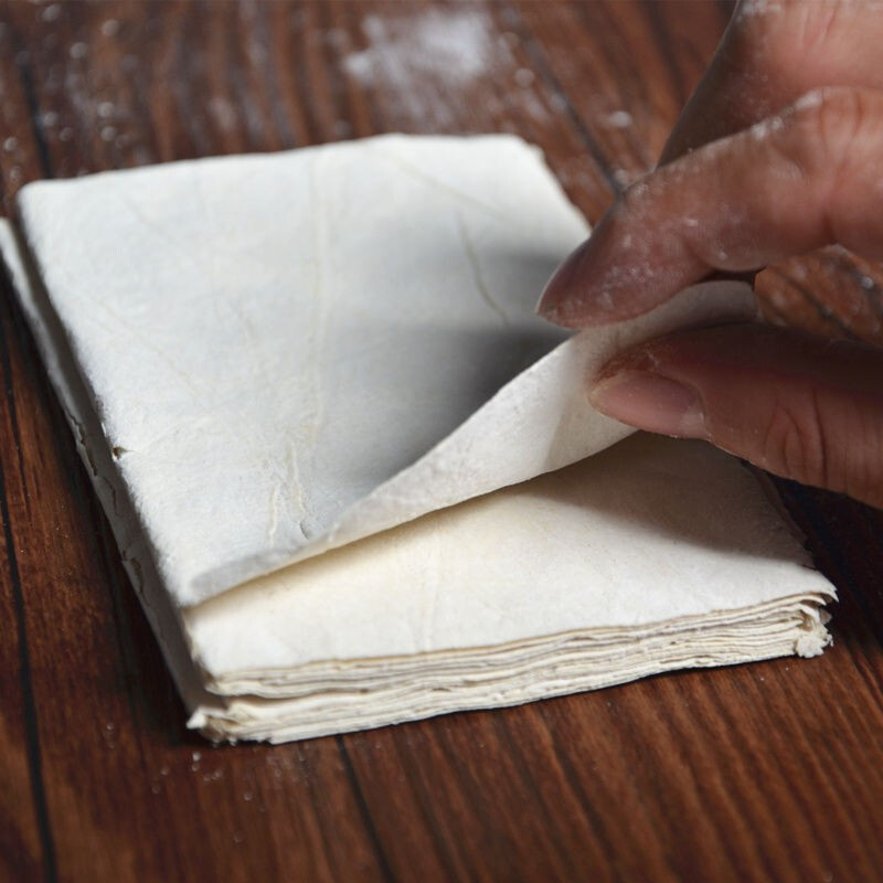 同利福州特产同利肉燕燕皮馄饨皮生干制品福建小吃手工燕皮真空装500g 同利湿燕皮500g【既切既包】