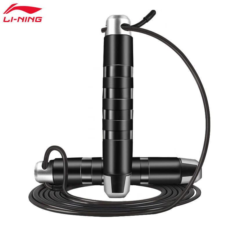 Li-Ning (Li-Ning) professional weight-bearing rope skipping (original steel wire rope + storage bag) weight loss and fat burning adult and children's sports fitness suit for students' middle school entrance examination aqep046-1