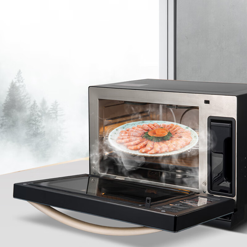 格兰仕（Galanz）纯蒸 纯烤 蒸烤一体机 无极旋钮操作简单 26L大容量 不锈钢内胆 DG26T-D20