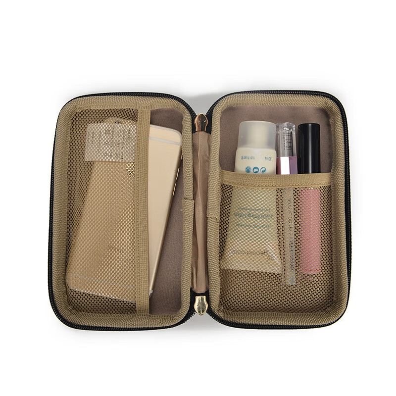 恒源祥（HYX）百宝盒HYX7003收纳盒钥匙收纳包零钱收纳包电池收纳包硬盘收纳包 HYX7003黑色