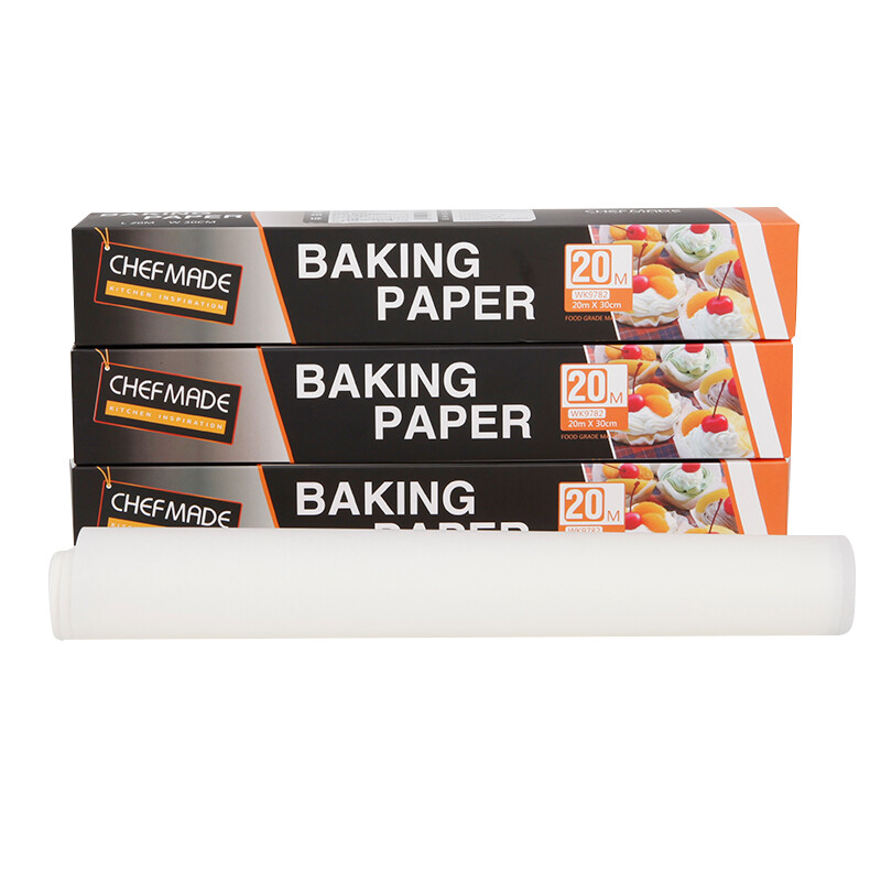 Cooking baking tools baking oil absorbing paper high temperature resistant silicone oil paper oven biscuit cake special oil paper baking tray paper butter paper cooking paper 20m wk9782