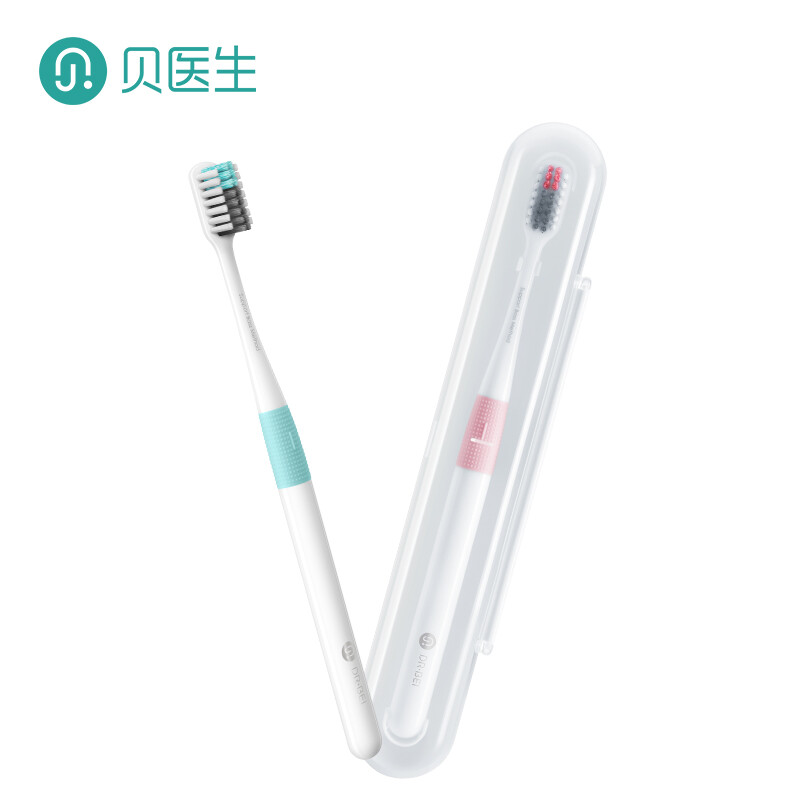 Dr. Bei Dr. Bei toothbrush fine soft hair gingival protection toothbrush adult anti bleeding Pasteur toothbrush high end travel box toothbrush single support random color