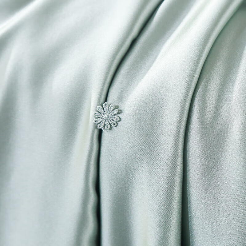 富安娜家纺蚕丝被子100%桑蚕丝夏被贡缎真丝抑菌被芯单双人203*229cm