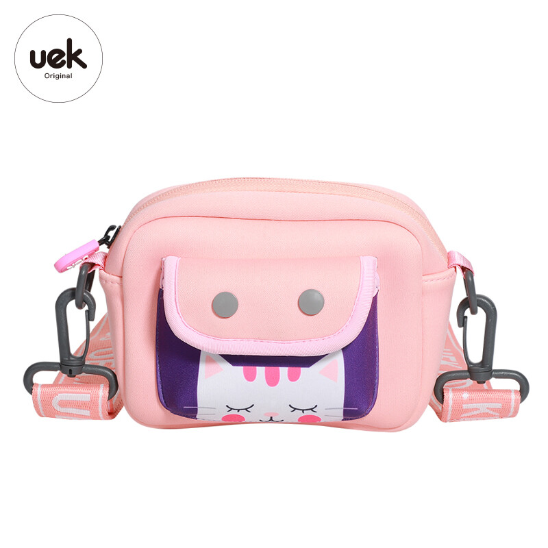 UEK children's Messenger Bag Girl's bag Becky puzzle pink small bag lovely princess bag boy zero purse small bag