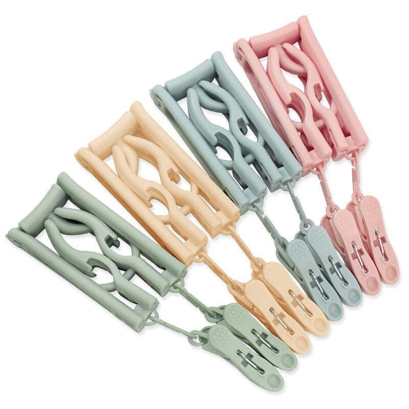 Companion travel folding clothes hanger 4 Nordic style multifunctional clothes hanger travel travel portable clothes hanging hanger artifact bl9229