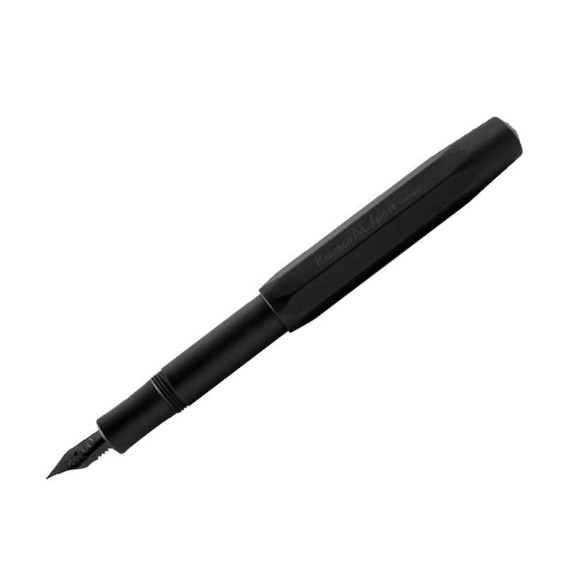 Kaweco al sport aluminum series black aluminum industrial style pen classic business aluminum alloy pen EF pen 0.5mm [imported from Germany]
