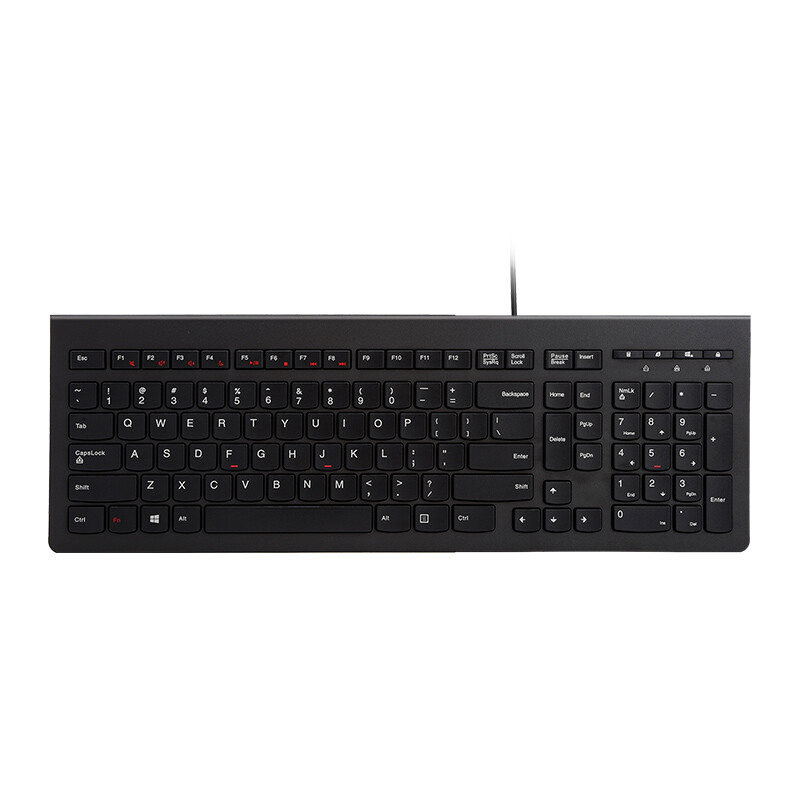Lenovo keyboard wired keyboard m120k wired ultra-thin keyboard computer office keyboard chocolate key notebook keyboard