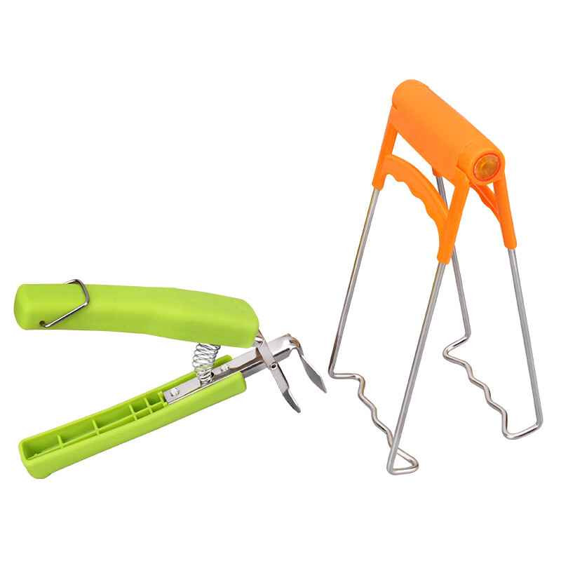 Bethers creative kitchen dish holder two-piece pick-up dish anti scalding clip two-piece tray lifter stainless steel dish holder