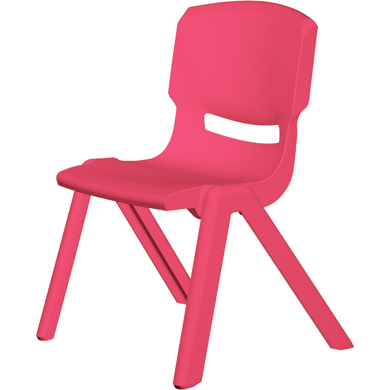 Spacexpert plastic back chair thickened leisure small stool red simple dining chair non slip chair shoe changing stool