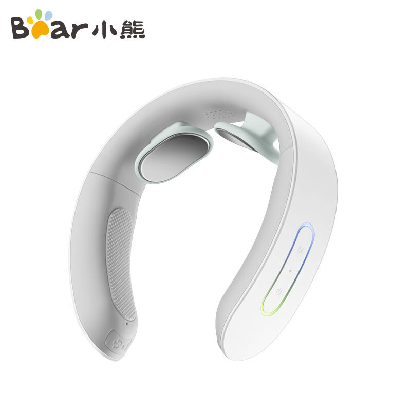 Bear cervical massager shoulder neck care pulse massager hot compress Fugui bag charging portable amq-b04k1