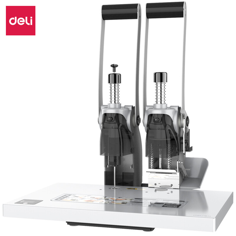 Deli 3885 labor-saving document punch automatic power-off protection of financial voucher binding machine