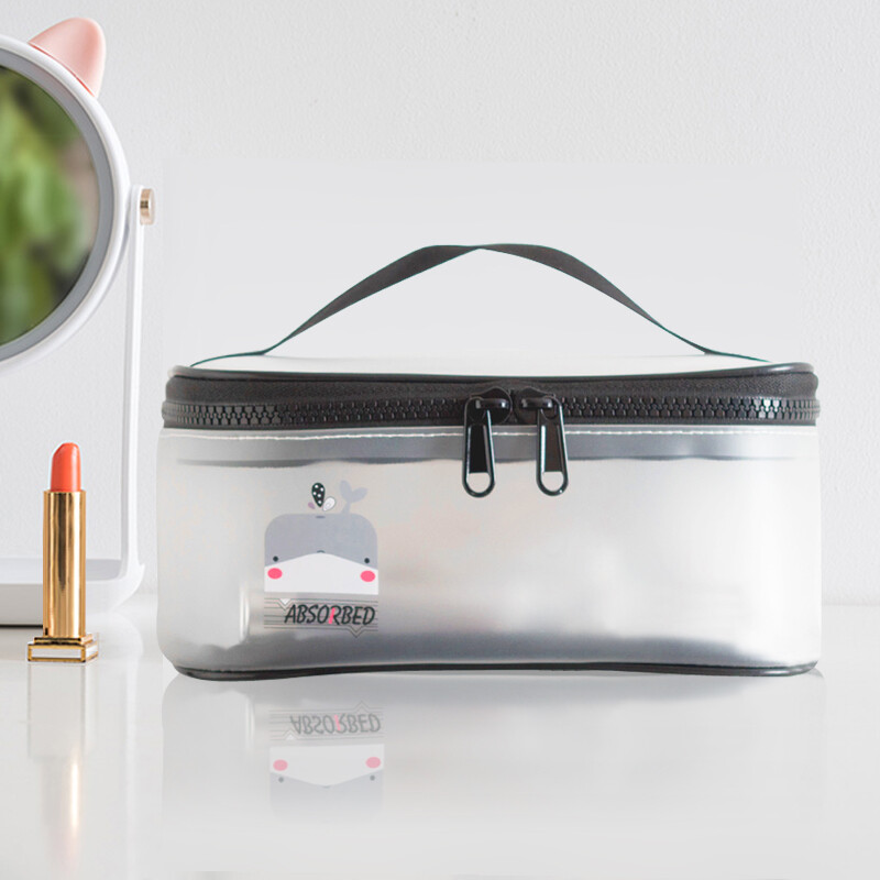 Nolan sendi nolansend toiletries bag men's business travel storage bag TPU translucent cosmetic bag women's portable toiletries bag square storage bag small handbag nl220