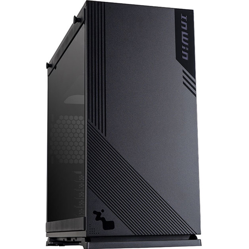 In win 103 Black Medium tower chassis (supporting ATX motherboard / water cooling / glass side penetration / RGB light / u3.0x2)
