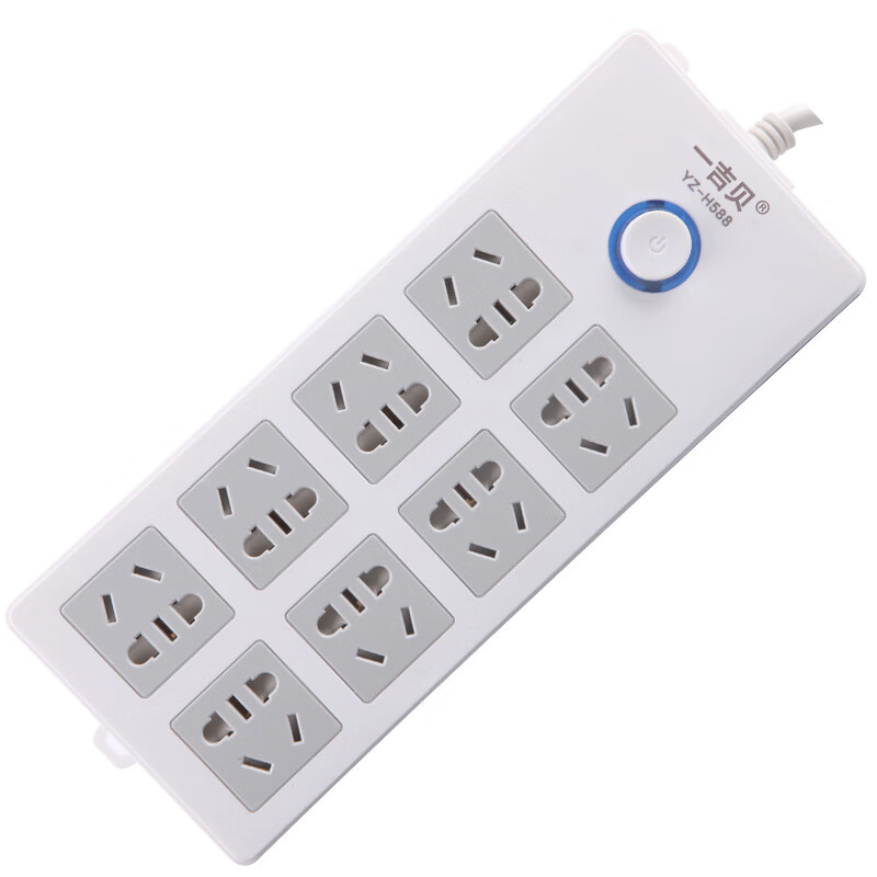 Yijibei patch panel / plug row / socket / plug row / wiring board / new national standard patch panel 8-Position 1.8m main control switch yz-h588
