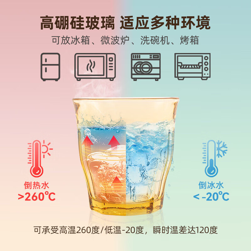 艾逸瑶选铂萃系列高硼硅玻璃餐具11件套CJ-21136