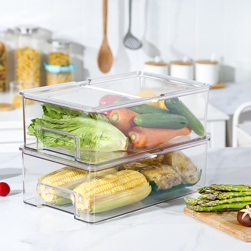 Jingdong jingzao refrigerator fresh-keeping box storage box No. M