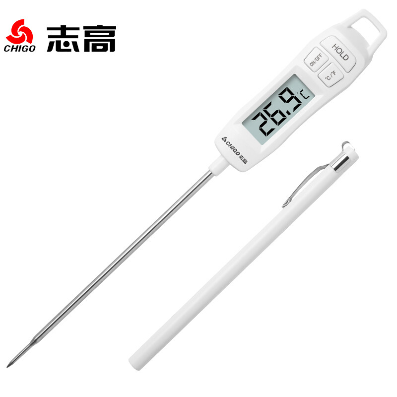 CHIGO probe type kitchen food thermometer oil thermometer baby milk thermometer water thermometer indoor electronic thermometer zg-8010