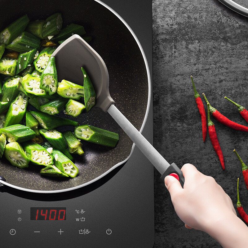SUPOR silicone spatula high temperature resistant frying spatula non stick frying pan frying pan frying pan frying shovel kh075