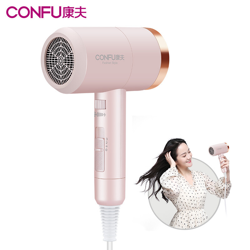 Confu hair dryer household kf-3131 powder moisturizing negative ion moisturizing low radiation hair care constant temperature quick drying hair dryer