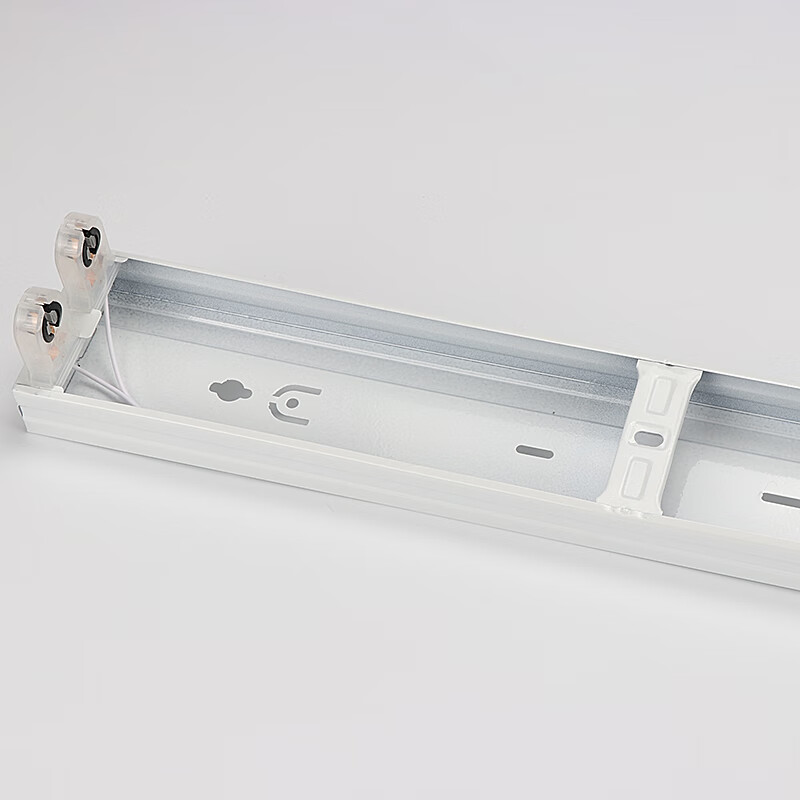 金荣（JINRONG）LED日光灯双管支架灯节能灯具仓库照明灯1.2米双支平盖LED灯管15W