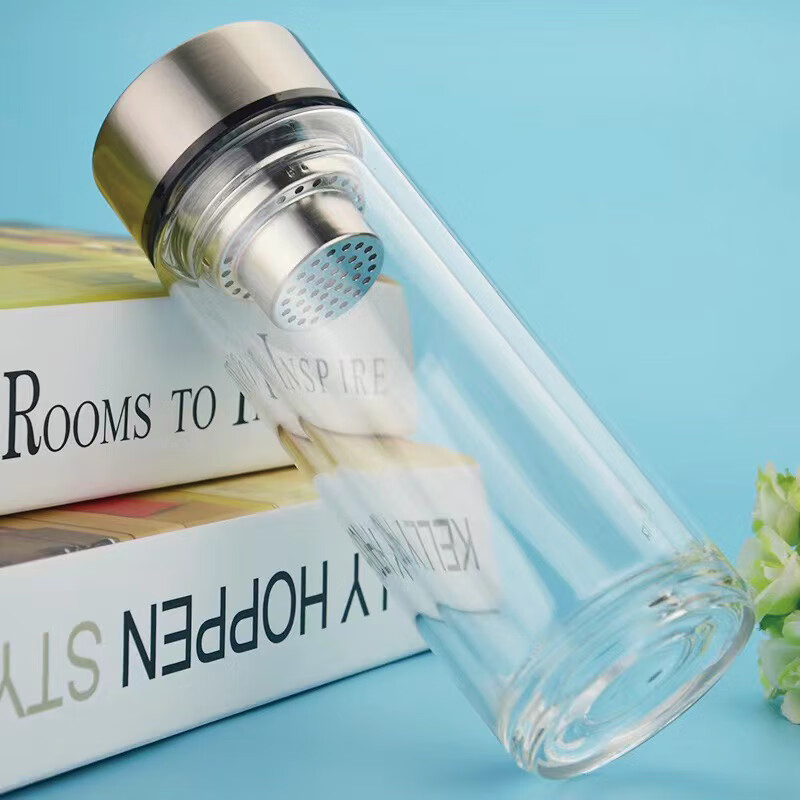 艾逸瑶选 乐尚双层玻璃杯400ML CJ-21119