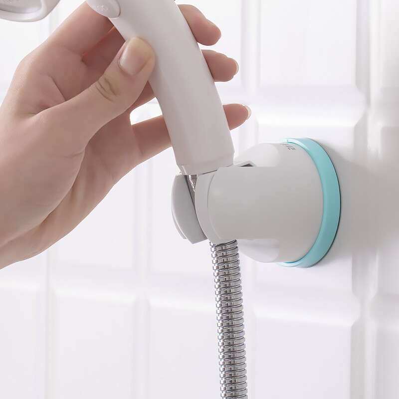 Camellia shower support non perforated shower nozzle support base suction wall traceless nail free 255007