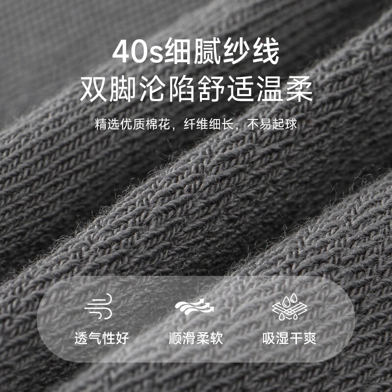 驼人康君男袜船袜男夏季网眼透气隐形袜抑菌防滑不掉跟短袜送老公送男友 六色混装