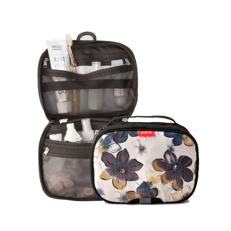 American pack all toiletries bag travel supplies storage bag large capacity men's and women's waterproof business trip portable makeup bag storage bag water clear ink rhyme