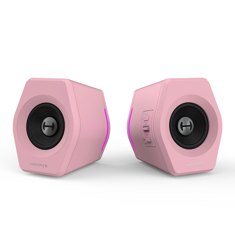 Edifier Hecate G2000 Bluetooth game speaker wireless 2.0 professional E-sports desktop audio computer multimedia home desktop mobile phone subwoofer Pink