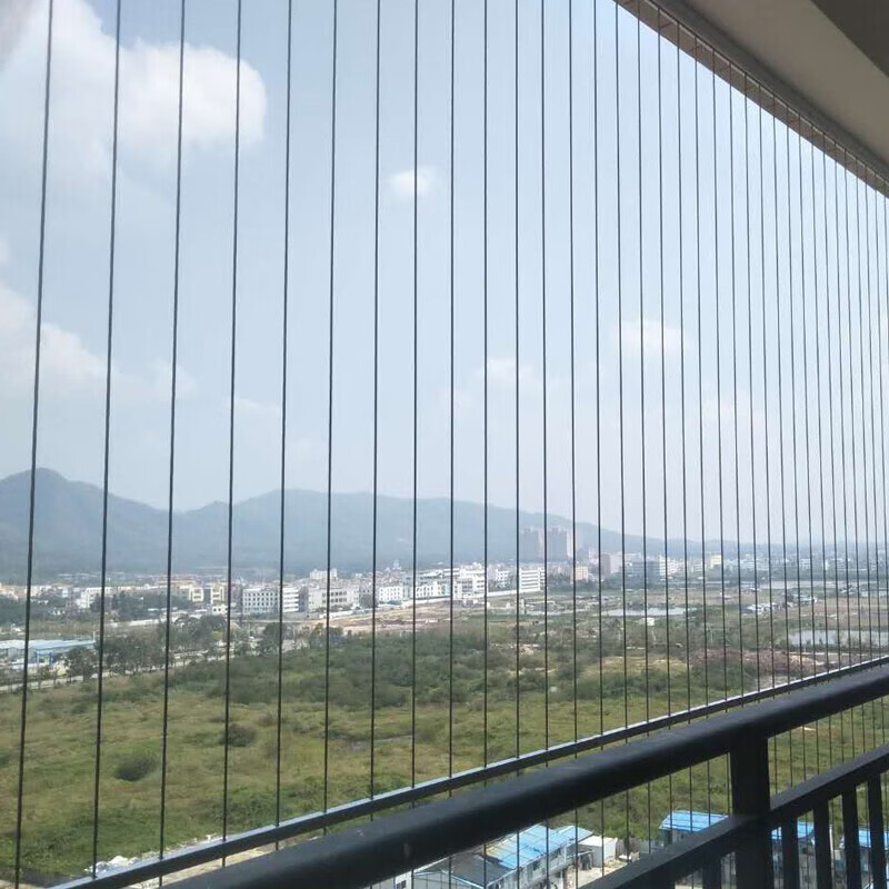 盛扬隐形防护网304不锈钢丝防盗网防护网钢丝绳防护栏包安装 1