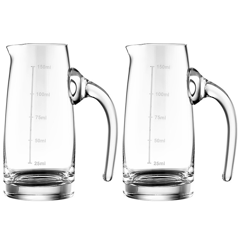 Maxcook (United States kitchen) (lead-free) crystal glass dispenser, Baijiu pot, 150ml liquor, spirits, wine, Chinese wine, wine, wine and wine, 2 MCB179.