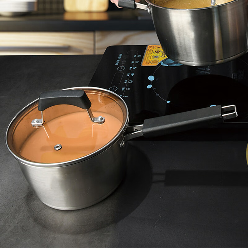 艾逸瑶选 艾厨欧式时尚奶锅18cm CJ-21109