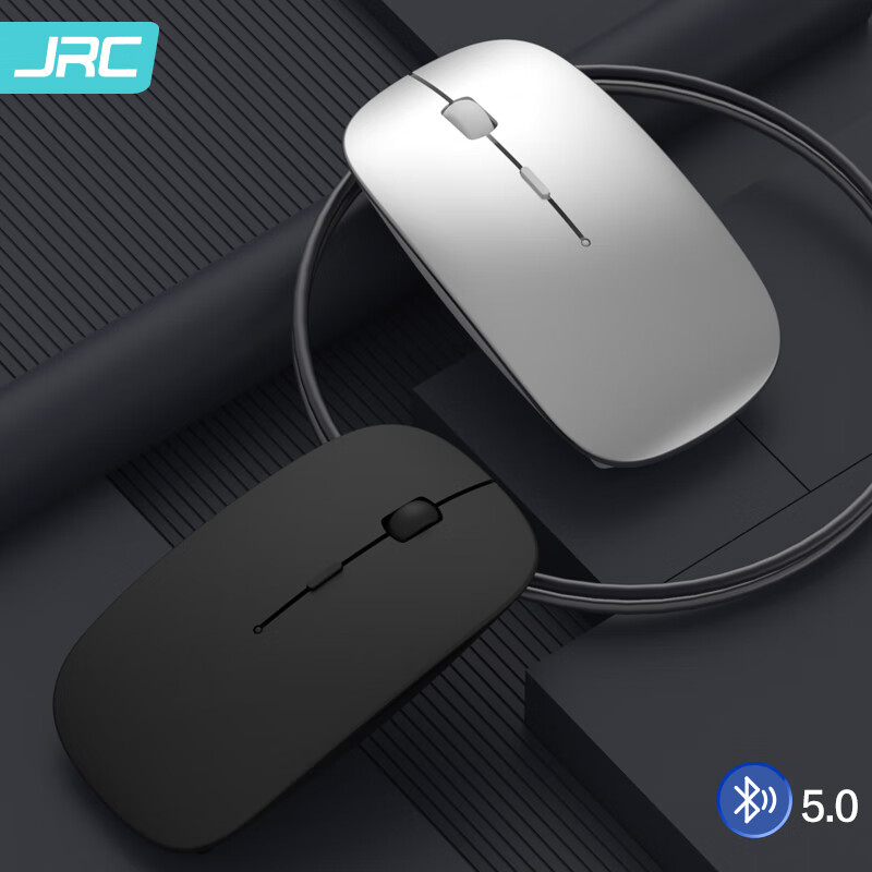 JRC 2.4G wireless 5.0 Bluetooth dual mode mouse Office Mouse symmetrical mouse Huawei Apple Xiaomi Lenovo ASUS Dell black