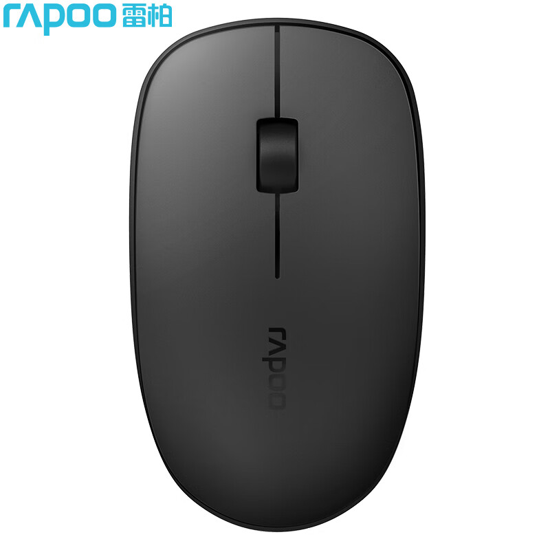 Rapoo m200g wireless mouse Bluetooth mouse Office Mouse mute mouse portable mouse symmetrical mouse notebook mouse dark gray