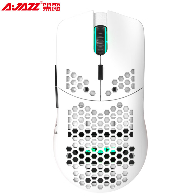 Ajazz aj390 cave mouse wired mouse game mouse 69g lightweight mouse RGB mouse 16000dpi white