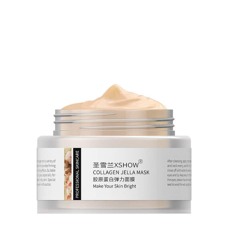 St. snow blue collagen mask moisturizing jelly, water tight collagen skin mask moisturizing, tender, elastic, compact 100g