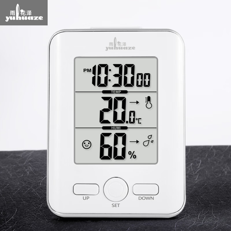 Yuhuaze thermometer and hygrometer household nursery indoor office desktop high precision electronic thermometer hygrometer with comfort reminder