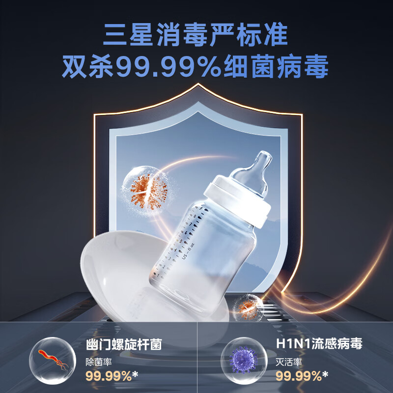 美的（Midea）14套嵌入式洗碗机 RX600Pro 升级105℃热风烘干+升降碗篮 一级水效 三星消毒 分层洗 独立式两用