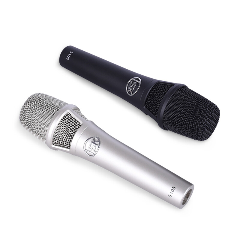 Isk S105 condenser microphone professional recording equipment national karaoke mobile phone computer universal anchor live broadcast special microphone champagne