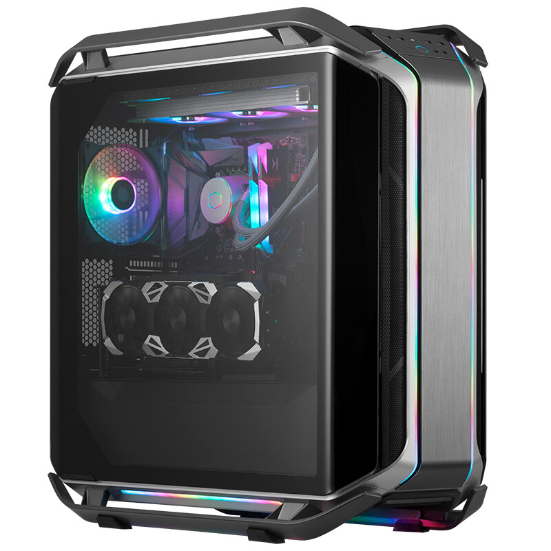 CoolerMaster cosmos c700m full tower computer host chassis (supporting 420 water cooling / single curved tempered glass / ARGB inside and outside the body)